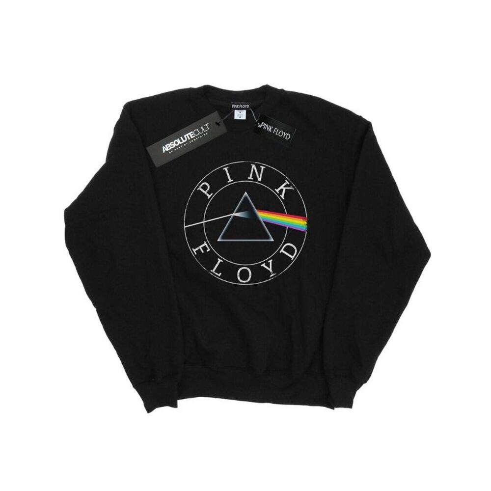 Pink Floyd Mens Prism Circle Logo Sweatshirt / Black